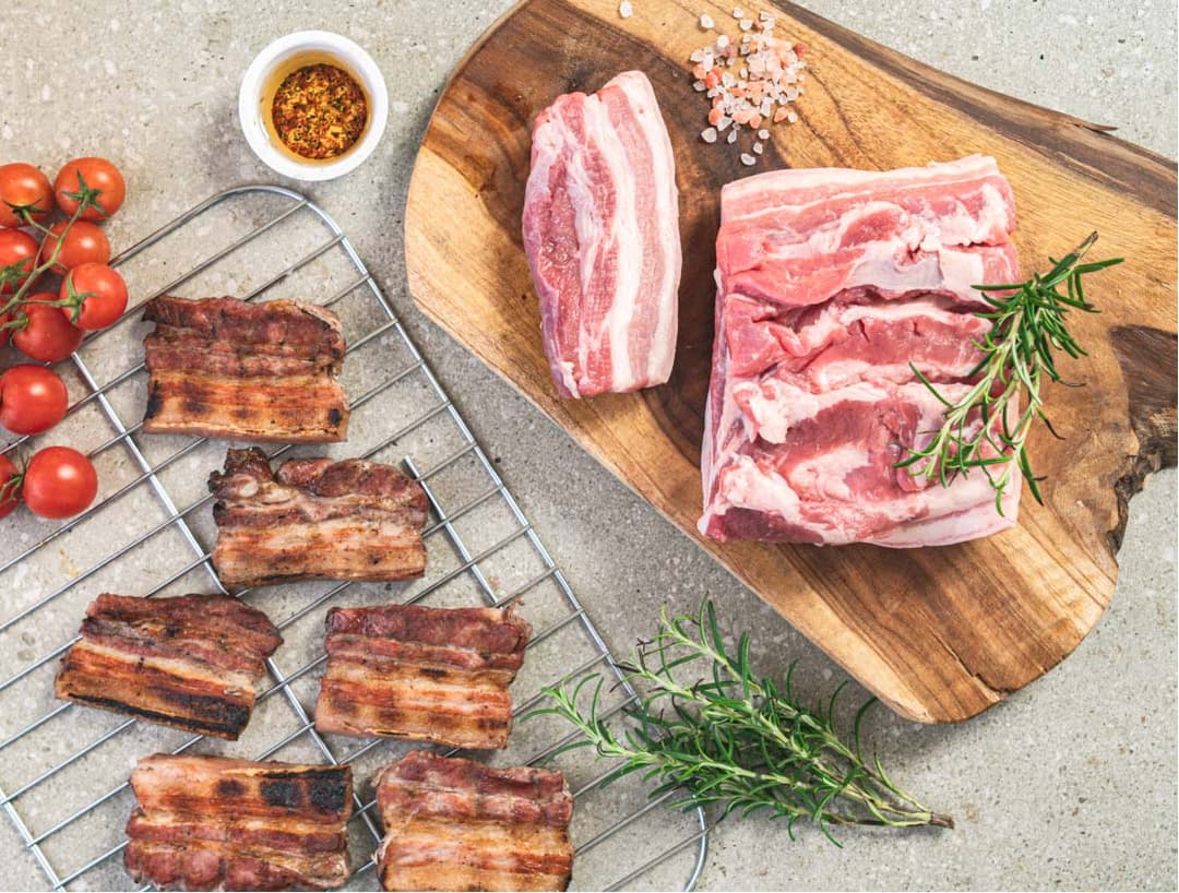Boczek surowy wieprzowy EKO Wasąg ok. 800 g