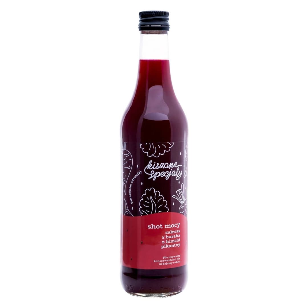 Shot Mocy - zakwas z buraka z kimchi 500 ml